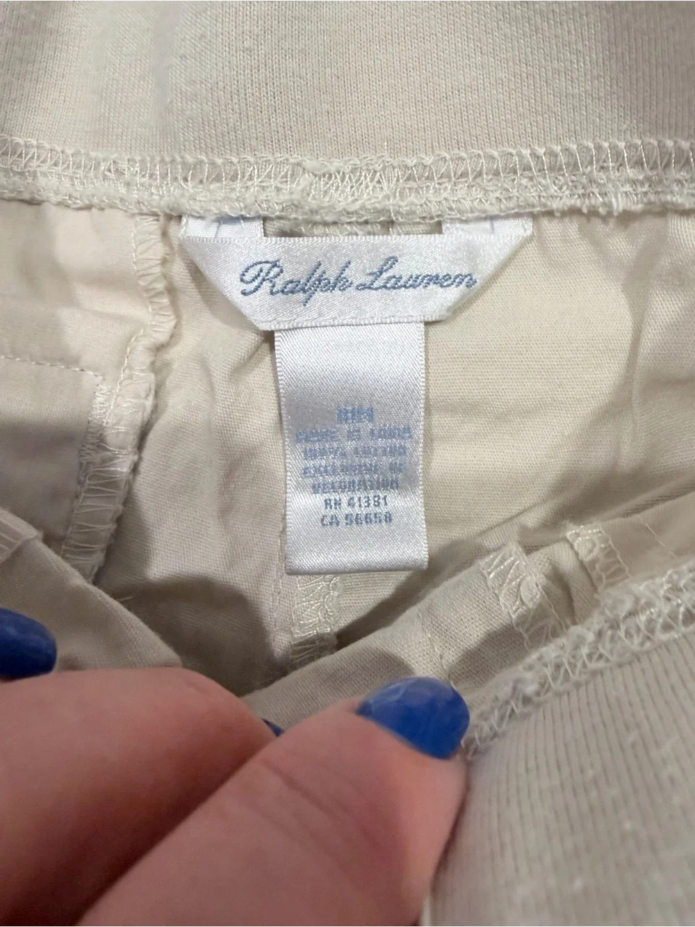Ralph Lauren Beige Drawstring Cotton Men's Shorts